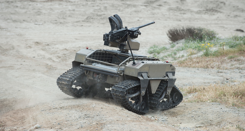 Illustration for article titled Este nuevo robot ametralladora del ejército de EE.UU bien podría liderar la revolución de las máquinas